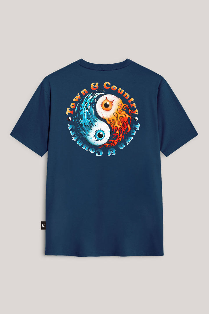CAMISETA OVERSIZED MASCULINA TOWN & COUNTRY ELEMENTS