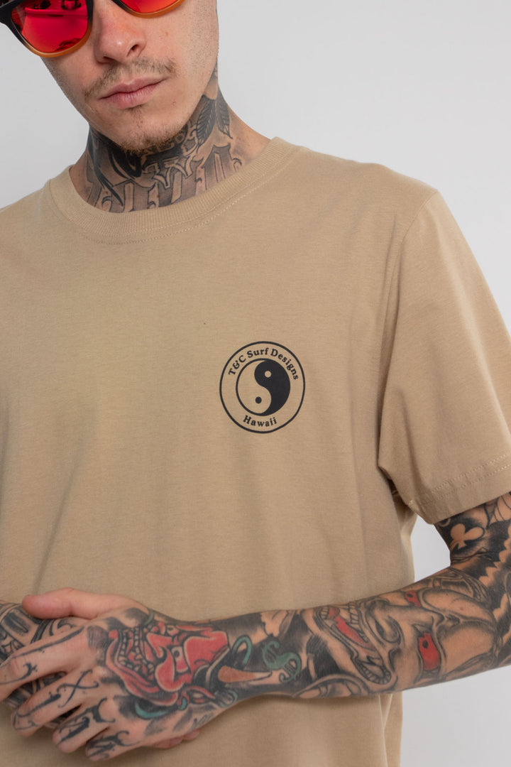 CAMISETA CLASSIC KOI FISH AND FLOWERS