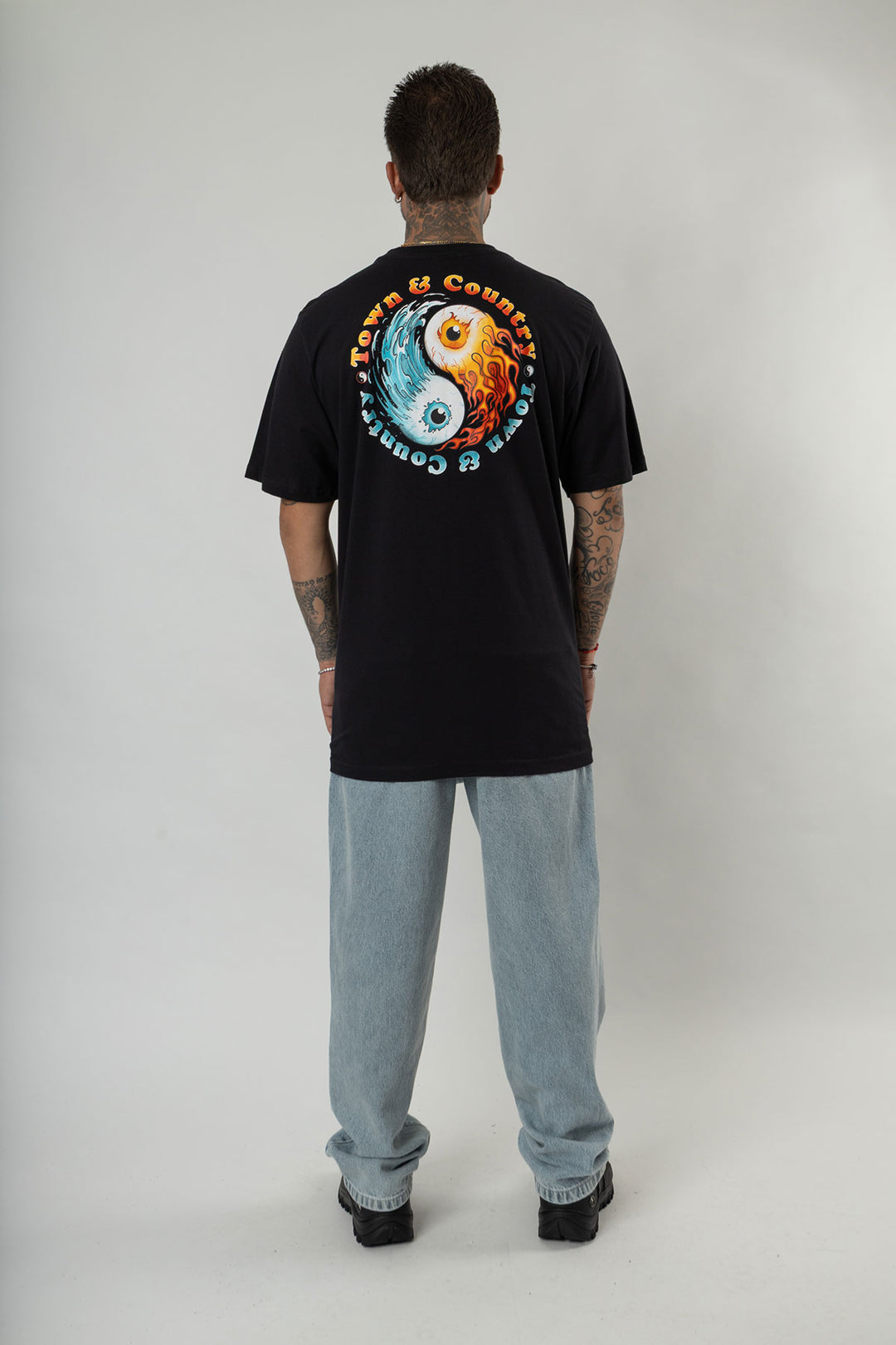 CAMISETA OVERSIZED MASCULINA TOWN & COUNTRY ELEMENTS