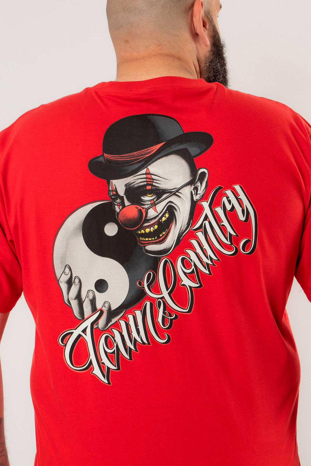 CAMISETA CLASSIC CREEPY CLOWN LARGE TOWN & COUNTRY