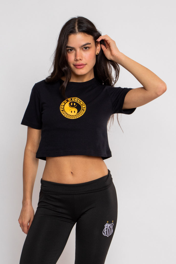 BABY TEE FEMININA SMILE TOWN & COUNTRY