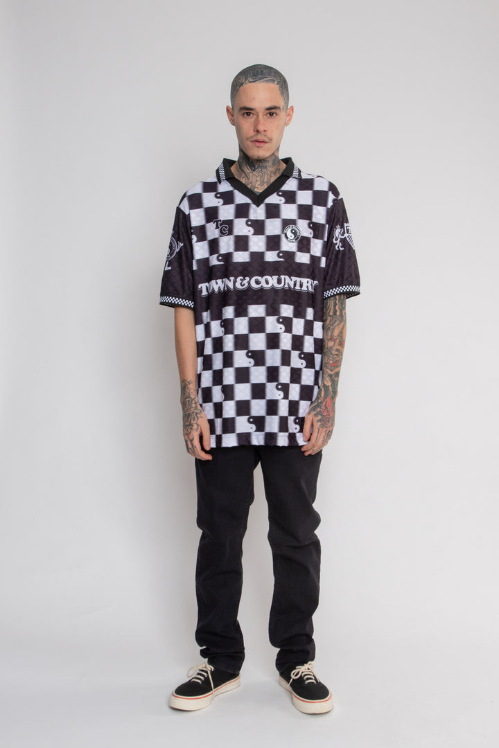 POLO SINTETICA SUBLIMADA LAST CALL QUADRICULADA TOWN & COUNTRY