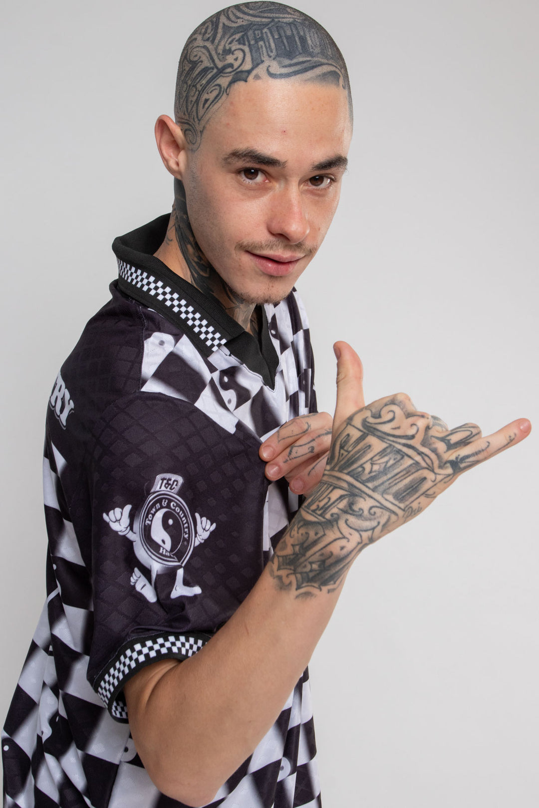 POLO SINTETICA SUBLIMADA LAST CALL QUADRICULADA TOWN & COUNTRY