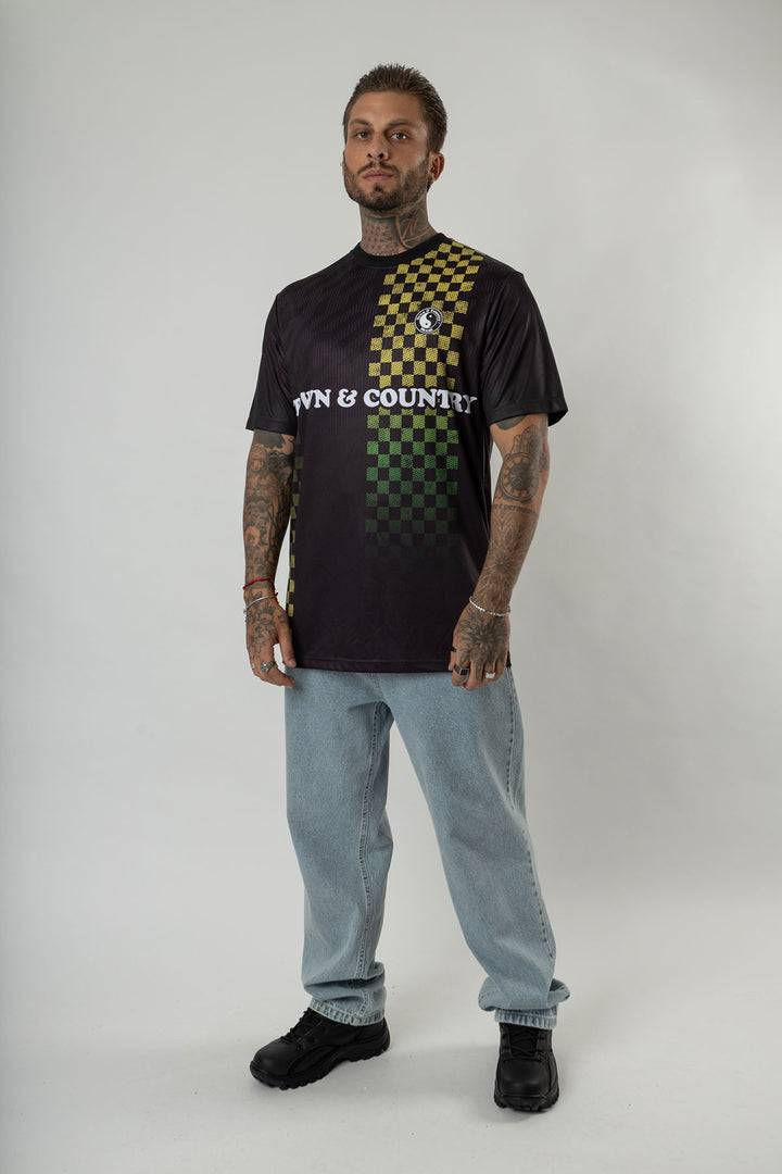 CAMISETA MANGA CURTA SINTETICA  SUBLIMADA TOWN & COUNTRY