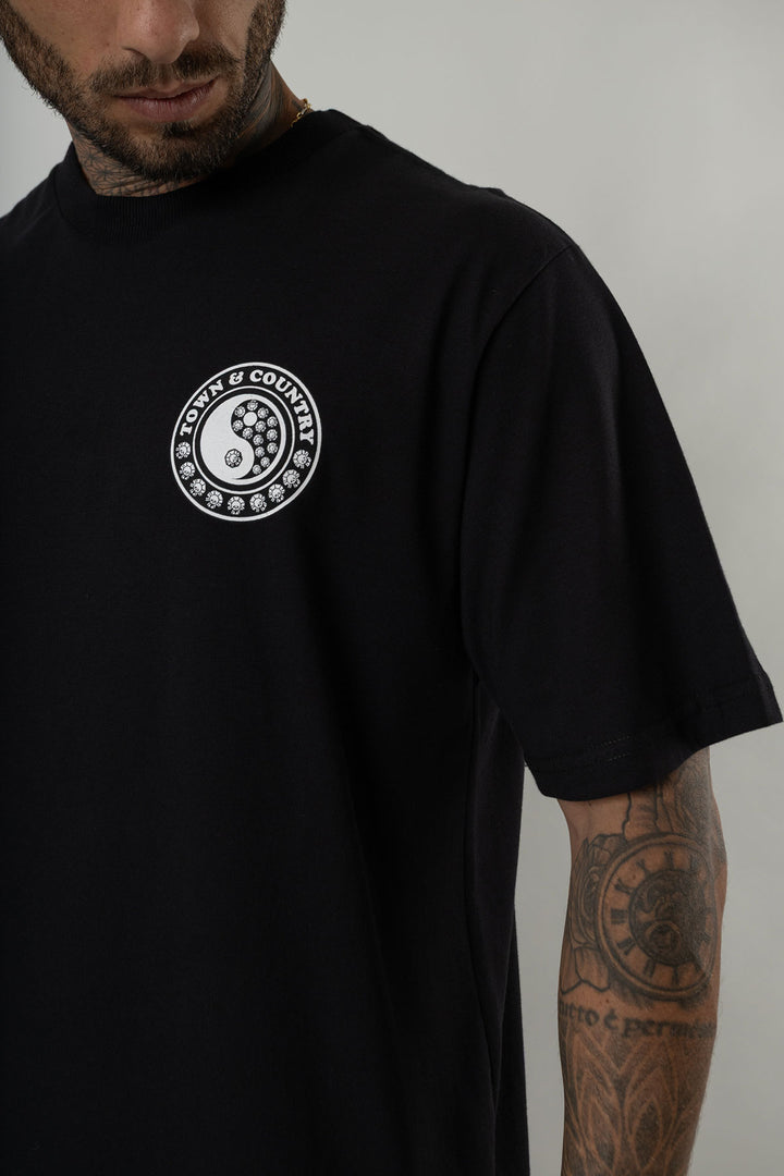 CAMISETA OVERSIZED MASCULINA TOWN & COUNTRY RING OF STARS
