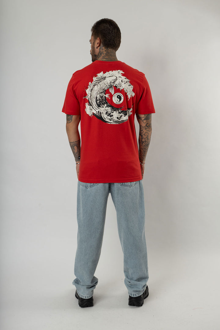 CAMISETA MASCULINA TOWN & COUNTRY KOI SPLASH