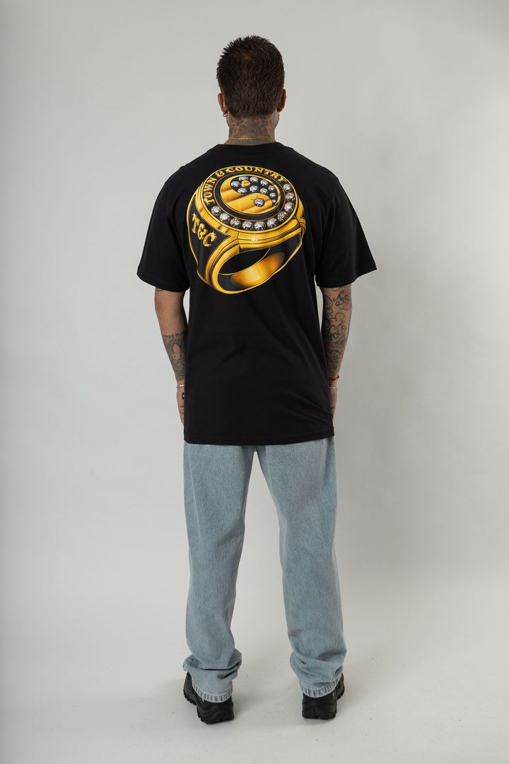 CAMISETA OVERSIZED MASCULINA TOWN & COUNTRY RING OF STARS
