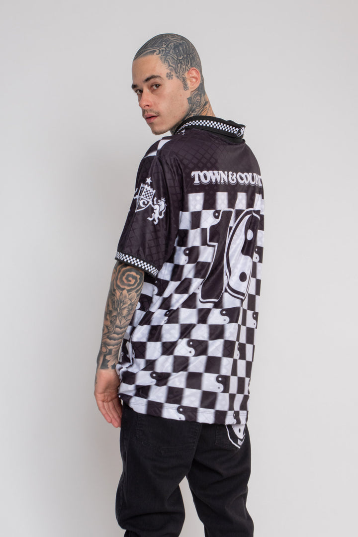 POLO SINTETICA SUBLIMADA LAST CALL QUADRICULADA TOWN & COUNTRY