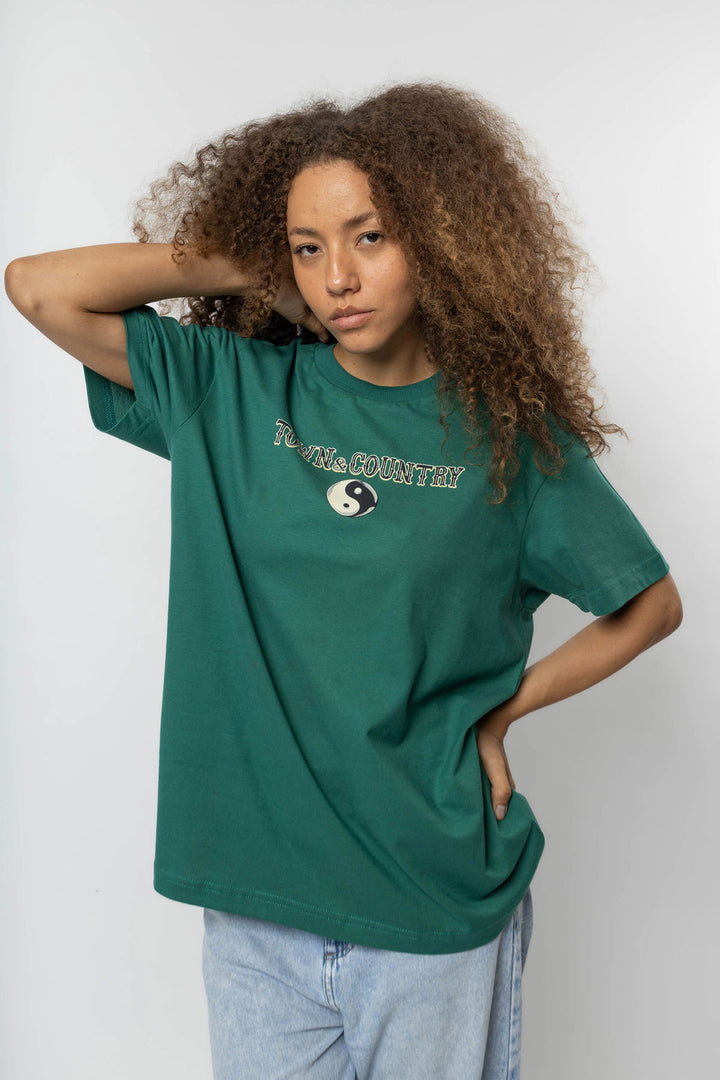 CAMISETA OVERSIZED FEM SKULL HARMONY TOWN & COUNTRY