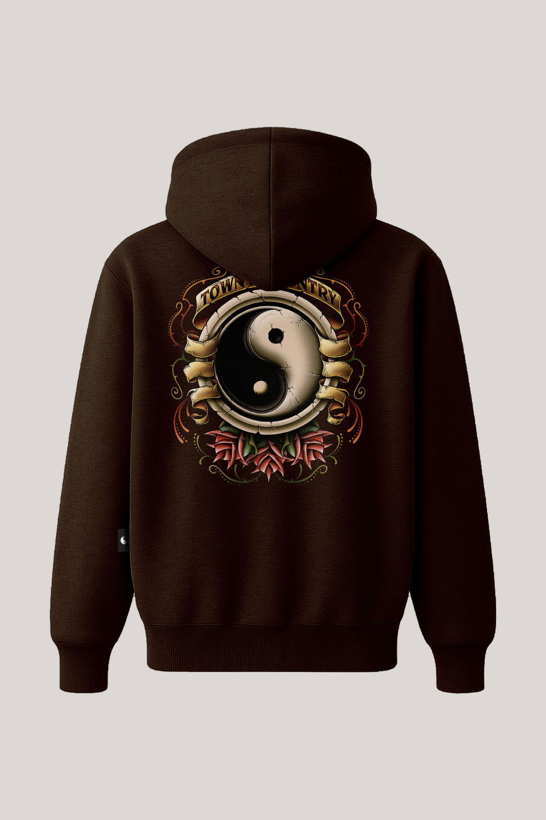 BLUSA MOLETOM FECHADO COM CAPUZ TOWN & COUNTRY STONE ROSE