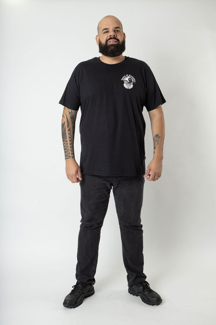 CAMISETA PLUS SIZE CRAZY TOWN & COUNTRY