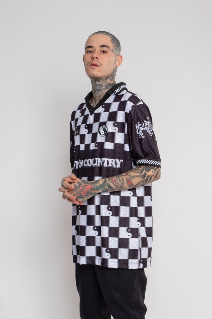 POLO SINTETICA SUBLIMADA LAST CALL QUADRICULADA TOWN & COUNTRY