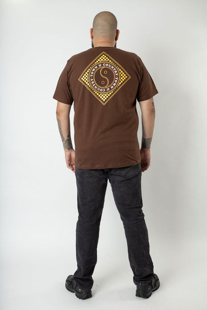 CAMISETA PLUS SIZE TOWN & COUNTRY CHESSBOARD