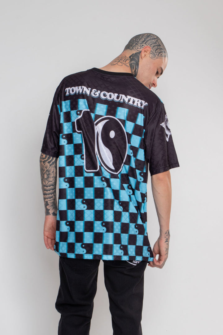 CAMISETA CLASSIC SUBLIMADA SQUARE QUADRICULADO TOWN & COUNTRY