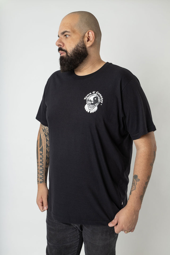 CAMISETA PLUS SIZE CRAZY TOWN & COUNTRY