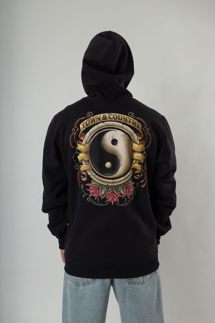 BLUSA MOLETOM FECHADO COM CAPUZ TOWN & COUNTRY STONE ROSE