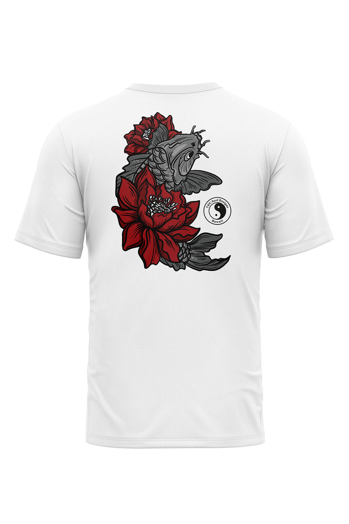 CAMISETA CLASSIC KOI FISH AND FLOWERS