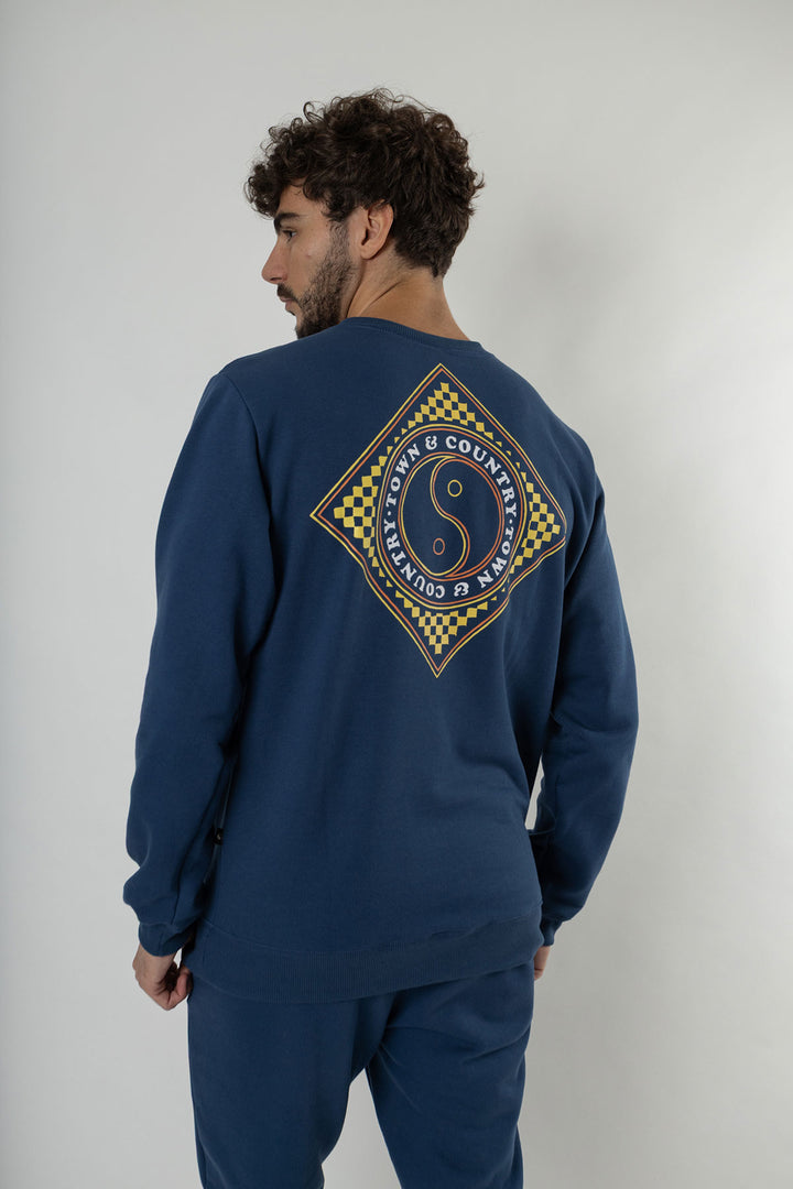 BLUSA MOLETOM CARECA TOWN & COUNTRY CHESSBOARD