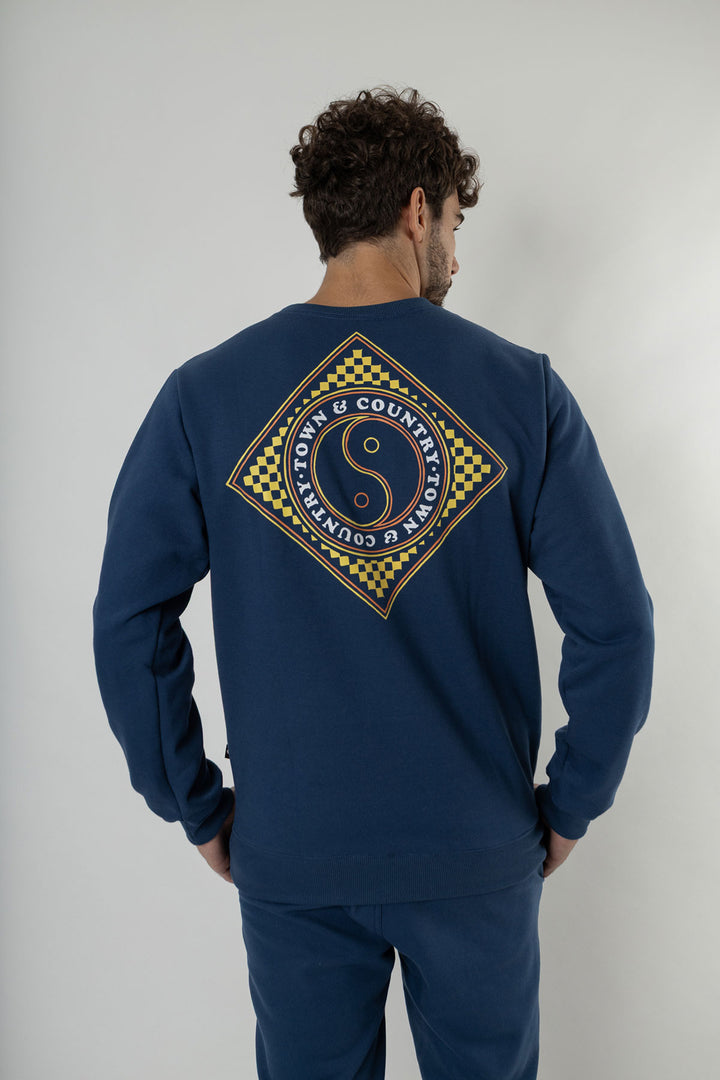BLUSA MOLETOM CARECA TOWN & COUNTRY CHESSBOARD