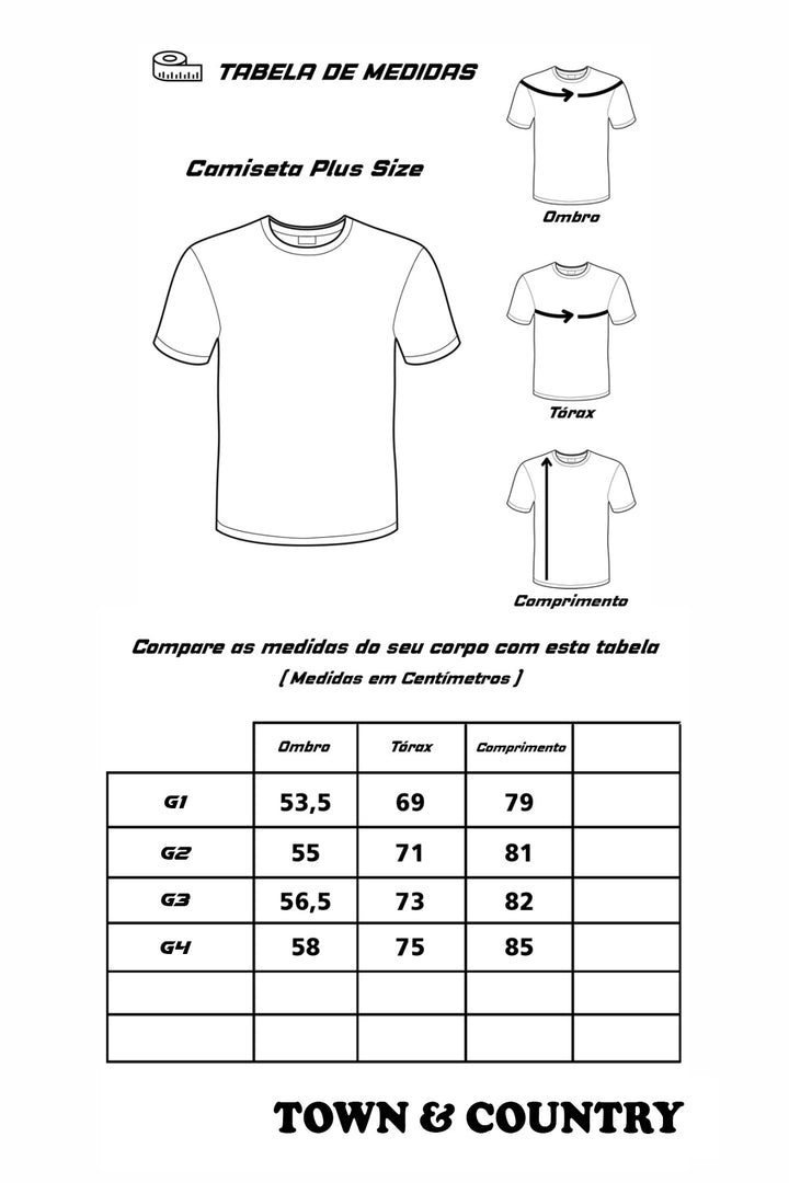 CAMISETA CLASSIC LARGE CASSINO TOWN & COUNTRY