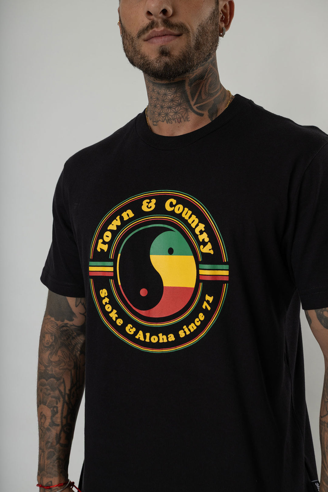 CAMISETA MASCULINA TOWN & COUNTRY JAMAICA