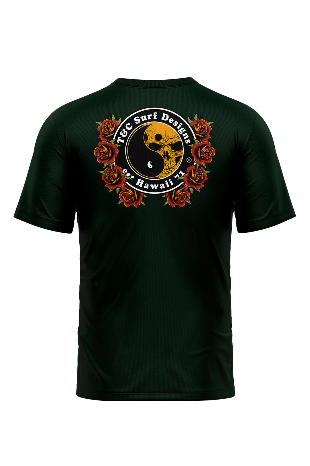 CAMISETA CLASSIC SKULL AND ROSES TOWN & COUNTRY