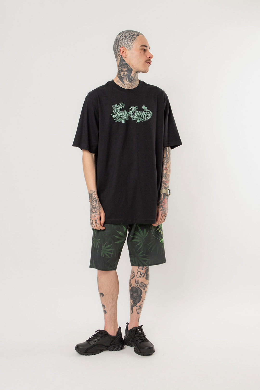 CAMISETA SKATE HEMP LOGO TOWN & COUNTRY