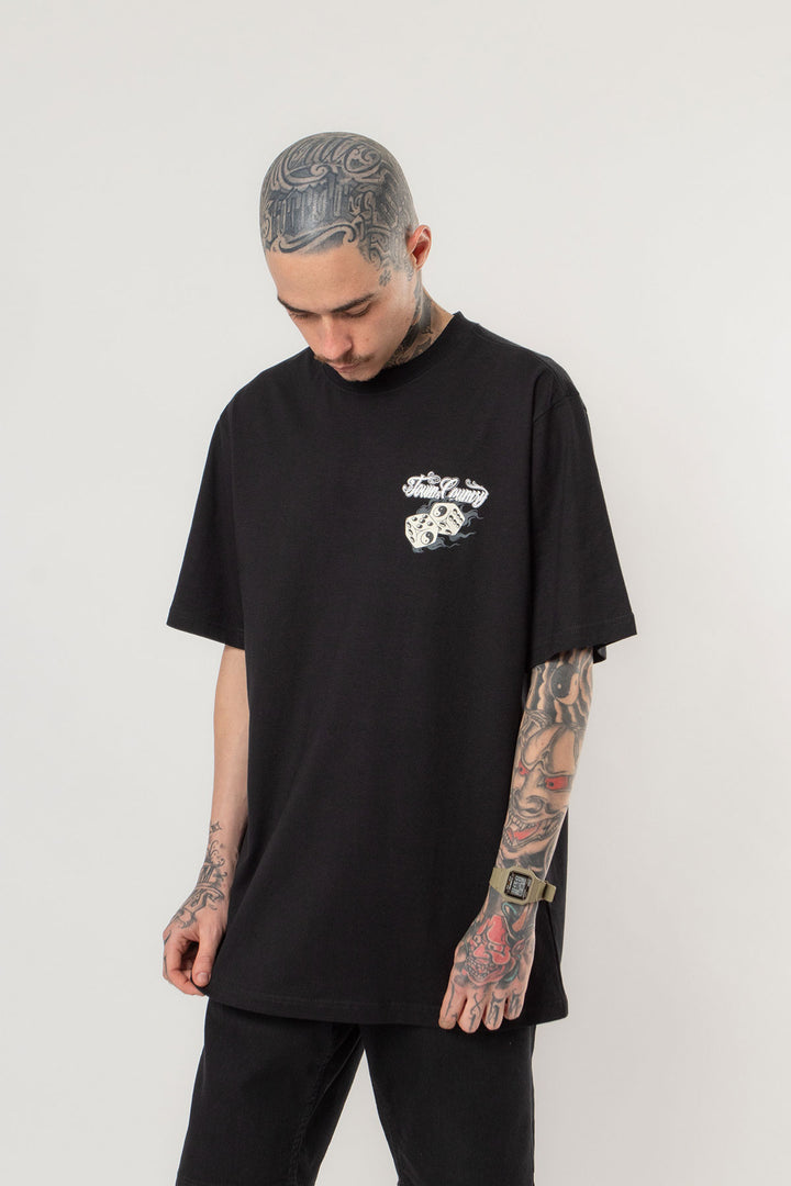 CAMISETA SKATE DICE ON FIRE TOWN & COUNTRY