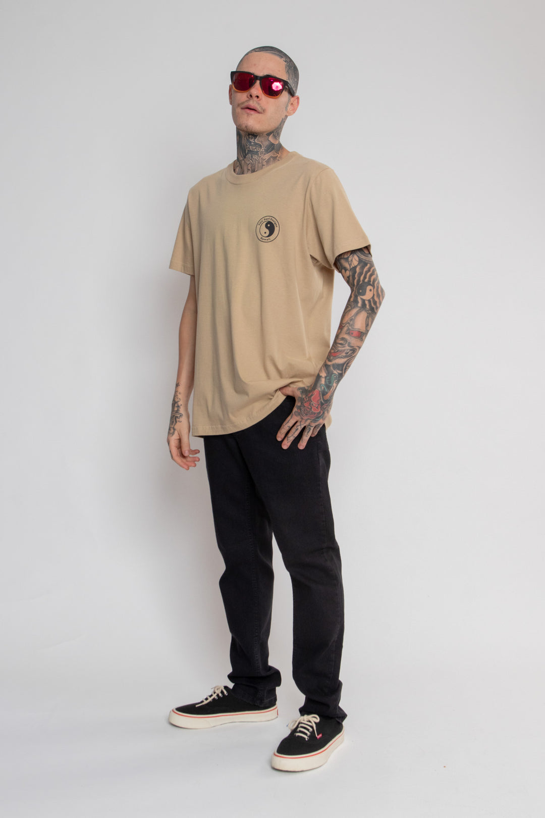 CAMISETA CLASSIC KOI FISH AND FLOWERS