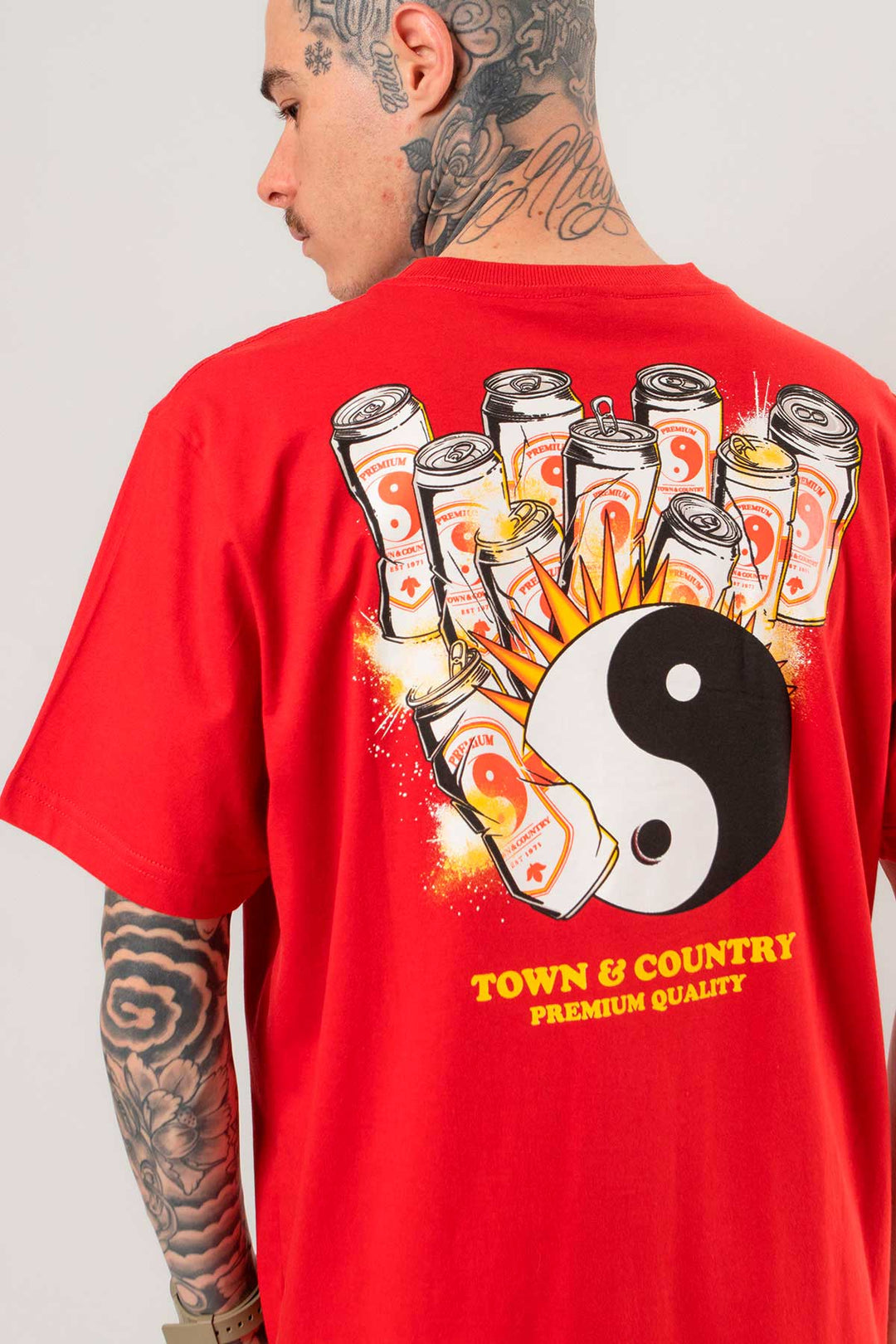 CAMISETA CLASSIC BEER BOWLING TOWN & COUNTRY
