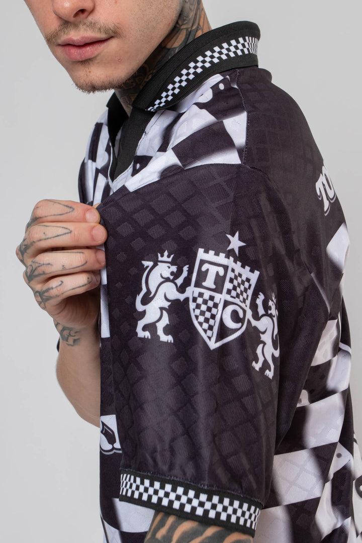 POLO SINTETICA SUBLIMADA LAST CALL QUADRICULADA TOWN & COUNTRY