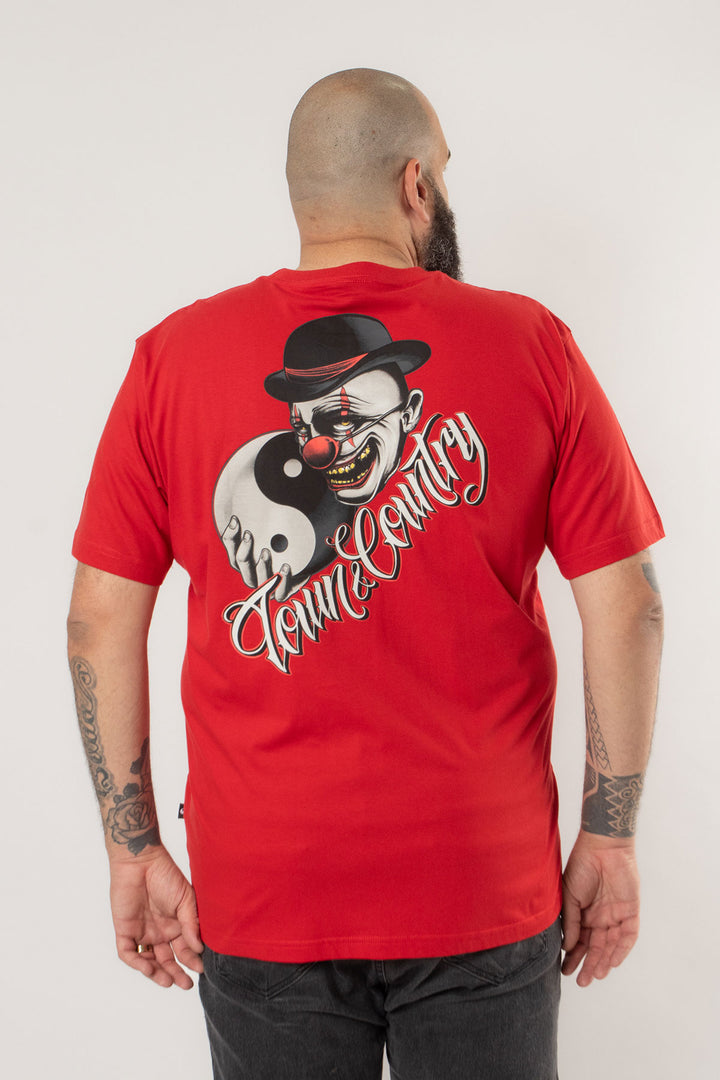 CAMISETA CLASSIC CREEPY CLOWN LARGE TOWN & COUNTRY