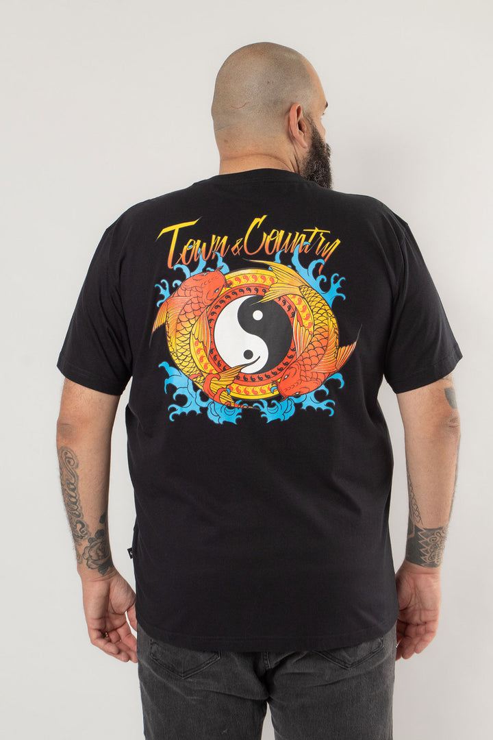CAMISETA PLUS SIZE KOI FISH LARGE TOWN & COUNTRY