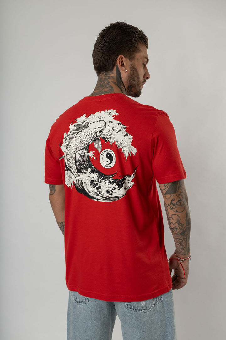 CAMISETA MASCULINA TOWN & COUNTRY KOI SPLASH