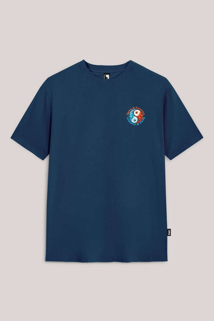 CAMISETA OVERSIZED MASCULINA TOWN & COUNTRY ELEMENTS