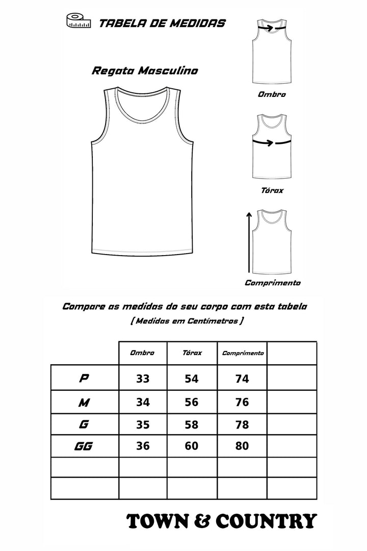 CAMISETA REGATA BASICA TOWN & COUNTRY