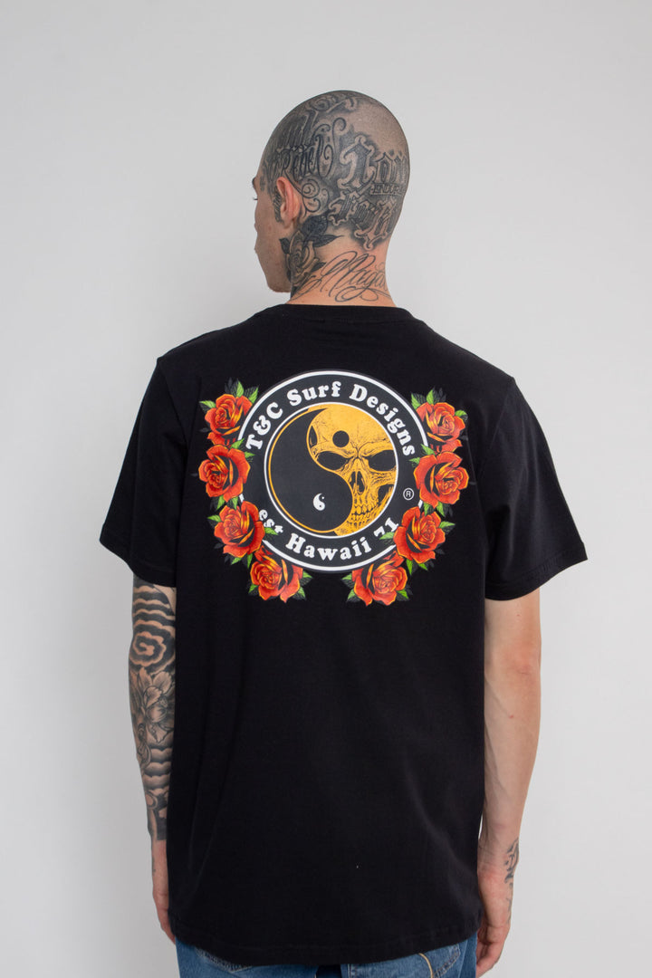 CAMISETA CLASSIC SKULL AND ROSES TOWN & COUNTRY