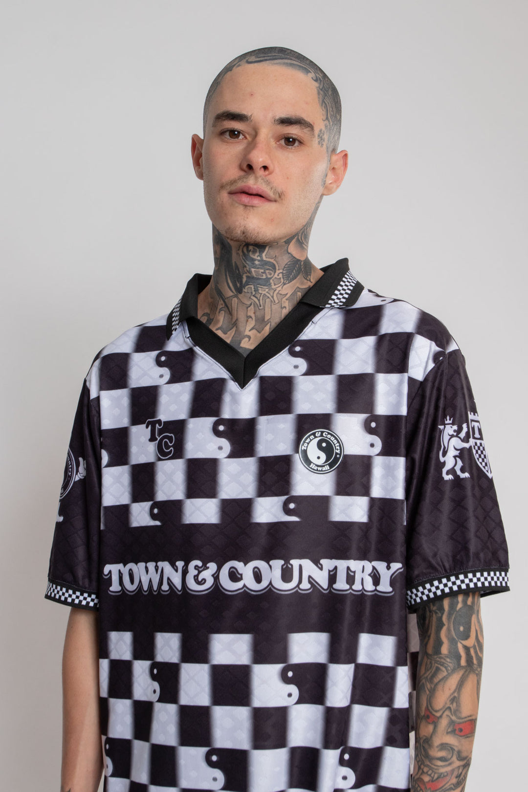 POLO SINTETICA SUBLIMADA LAST CALL QUADRICULADA TOWN & COUNTRY