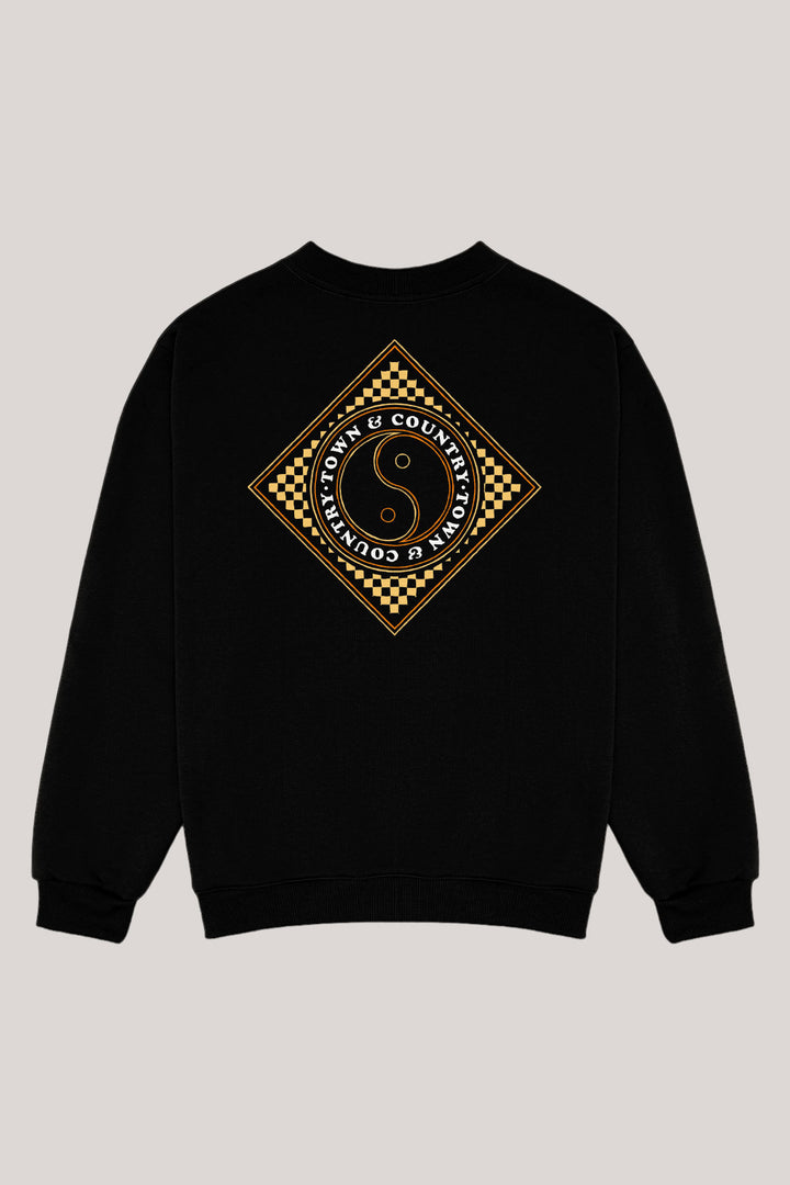 BLUSA MOLETOM CARECA TOWN & COUNTRY CHESSBOARD