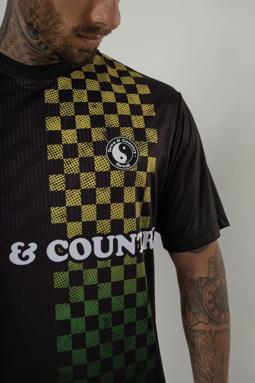 CAMISETA MANGA CURTA SINTETICA  SUBLIMADA TOWN & COUNTRY