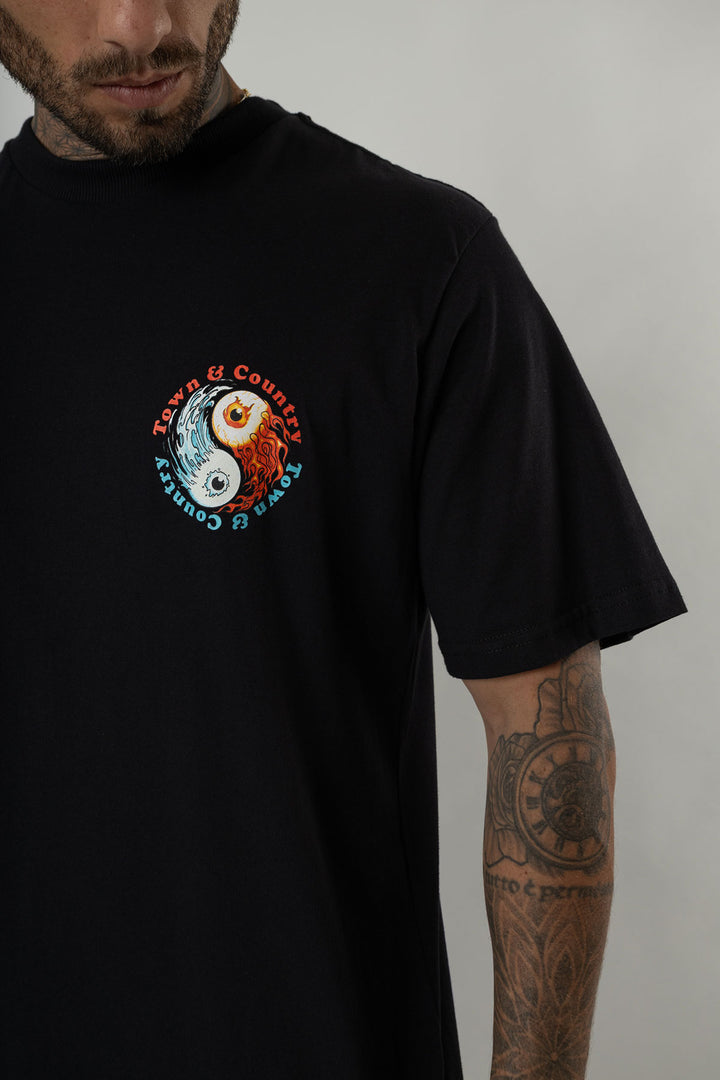 CAMISETA OVERSIZED MASCULINA TOWN & COUNTRY ELEMENTS