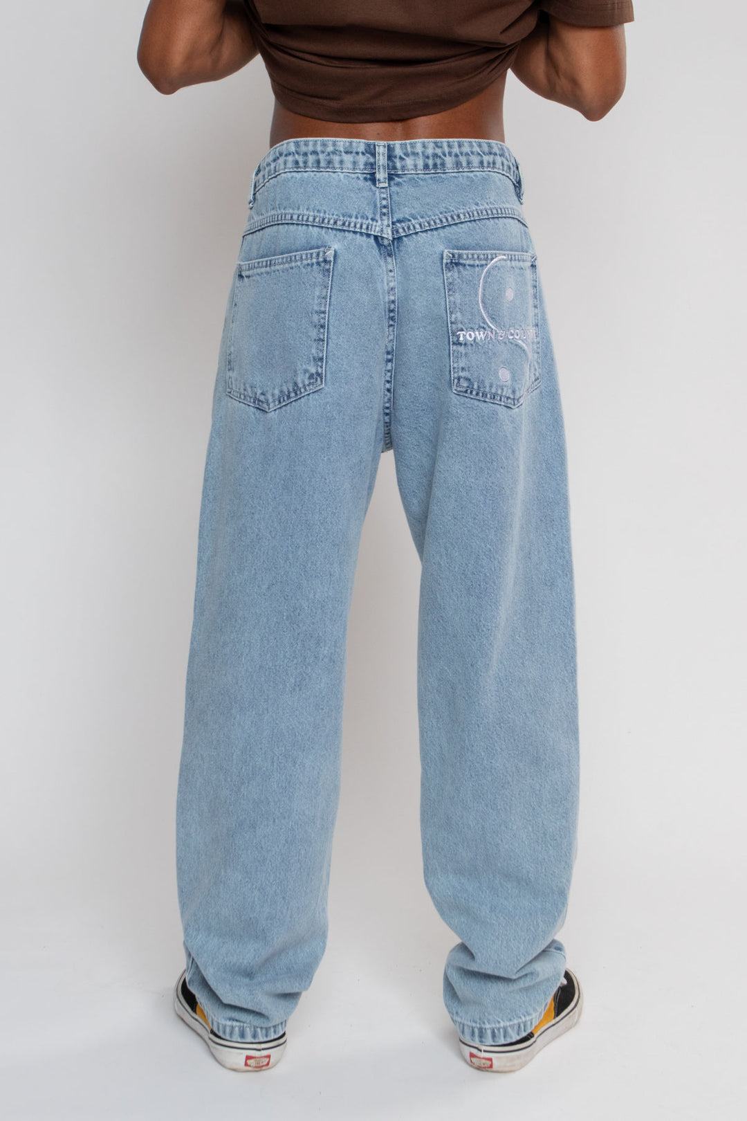 CALCA JEANS OVERSIZED LOOSE FIT MASCULINA TOWN & COUNTRY