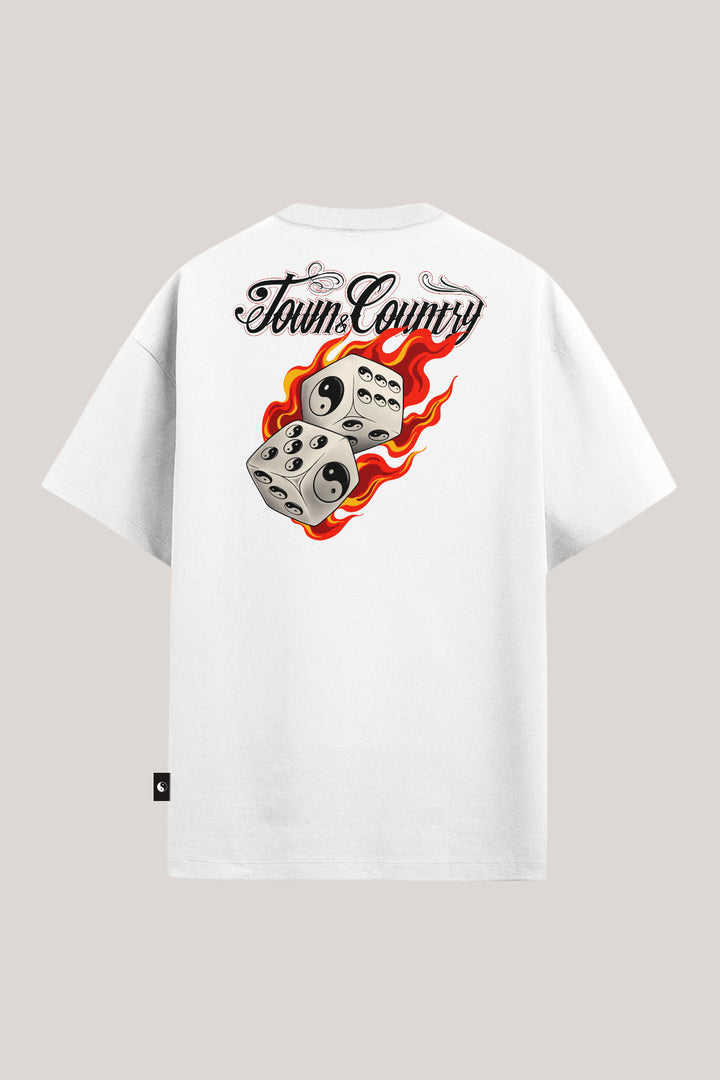 CAMISETA SKATE DICE ON FIRE TOWN & COUNTRY