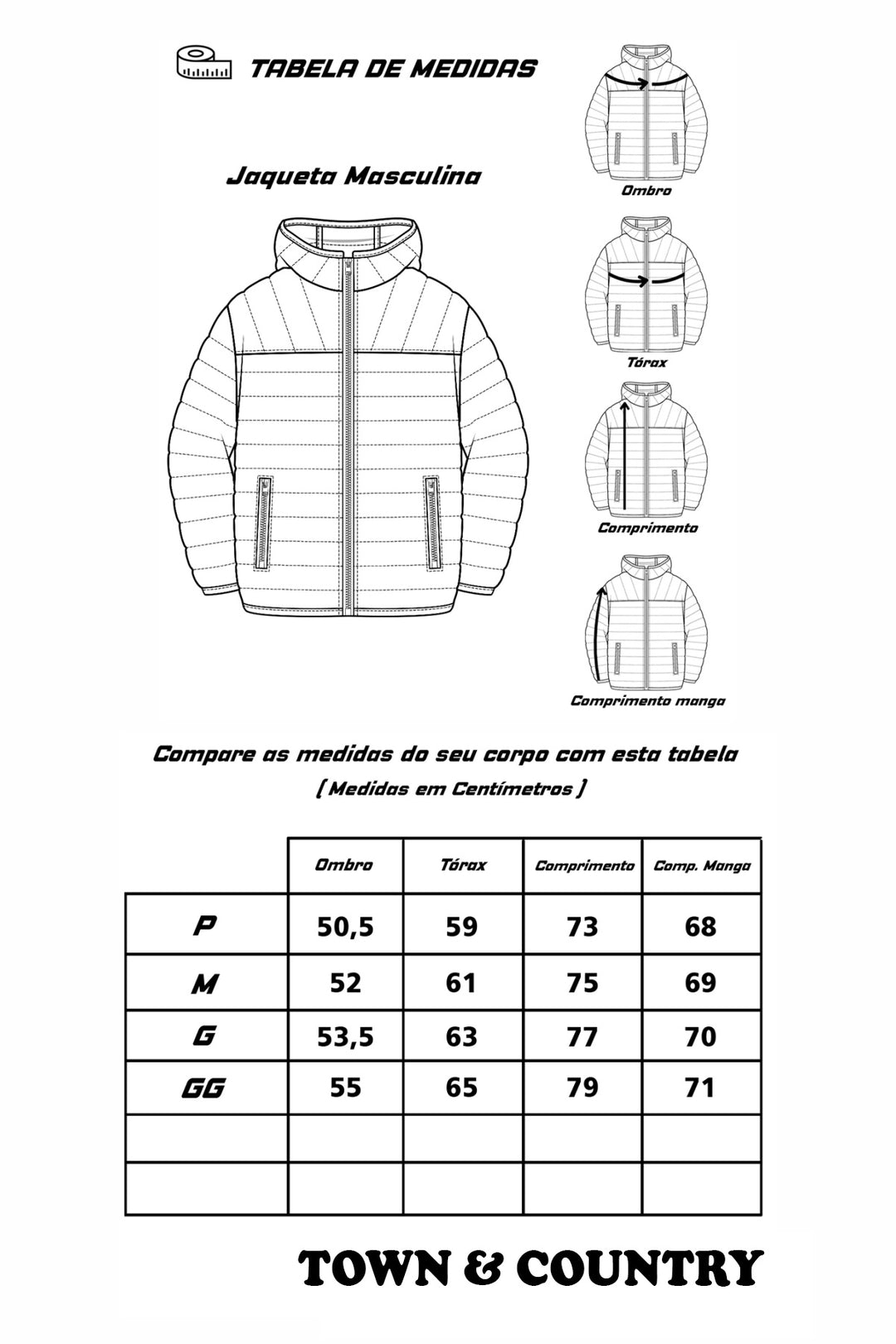 JAQUETA CORTA VENTO SEASONS TOWN & COUNTRY