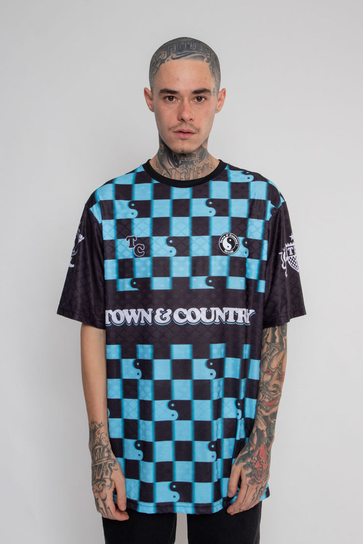 CAMISETA CLASSIC SUBLIMADA SQUARE QUADRICULADO TOWN & COUNTRY