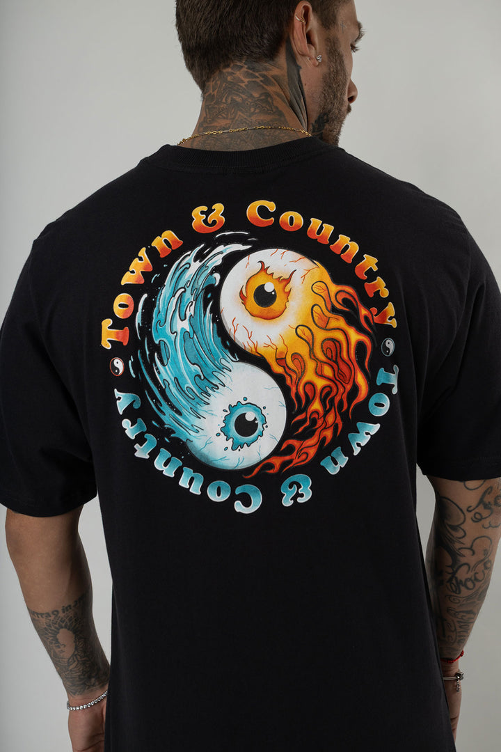 CAMISETA OVERSIZED MASCULINA TOWN & COUNTRY ELEMENTS